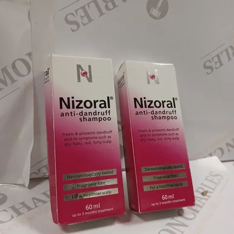 2 X NIZORAL ANTI DANDRUFF SHAMPOO