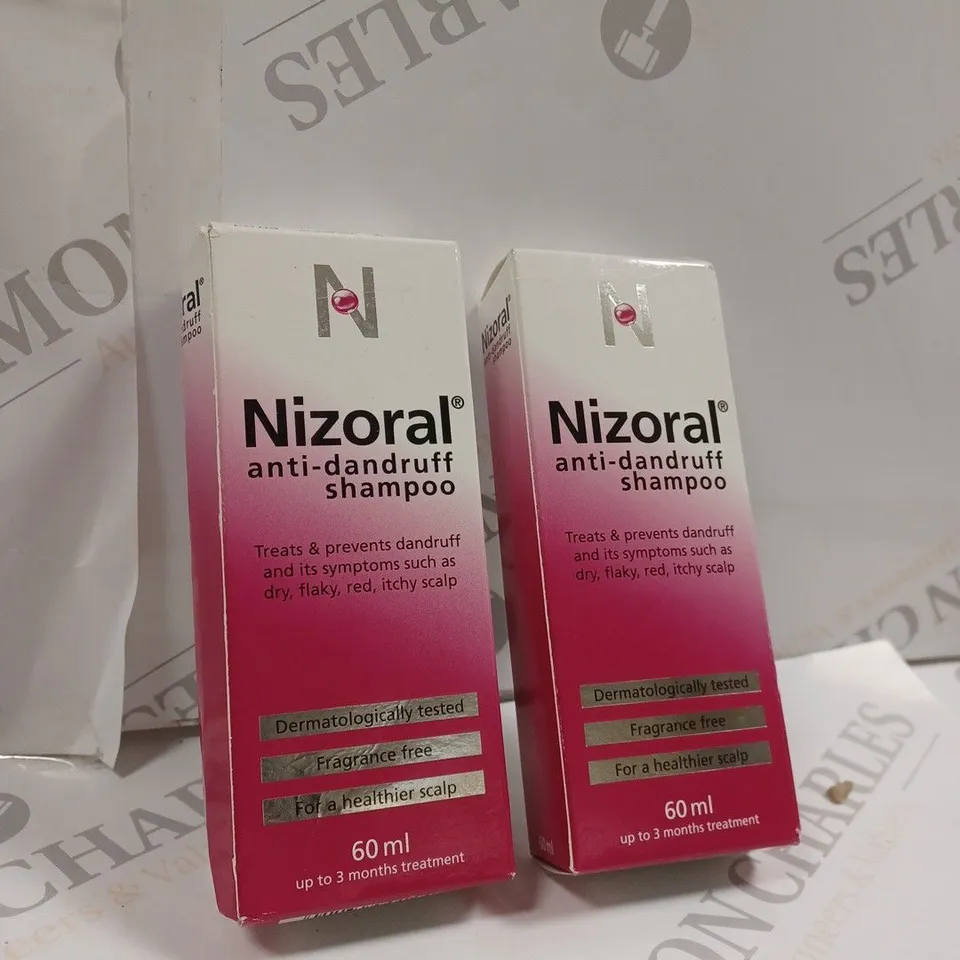 2 X NIZORAL ANTI DANDRUFF SHAMPOO