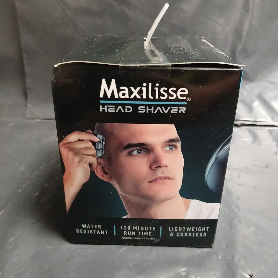 MAXILISSE HEAD SHAVER – 5 ROTARY BLADES, WATER-RESISTANT, CORDLESS