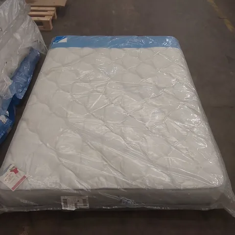 QUALITY BAGGED DOUBLE 135cm AIRSPRUNG LUXURY QUILTED MEDIUM MATTRESS
