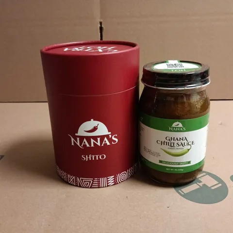 NANA'S SHITO GHANAIAN CHILLI SAUCE SET β 450G GLASS JAR