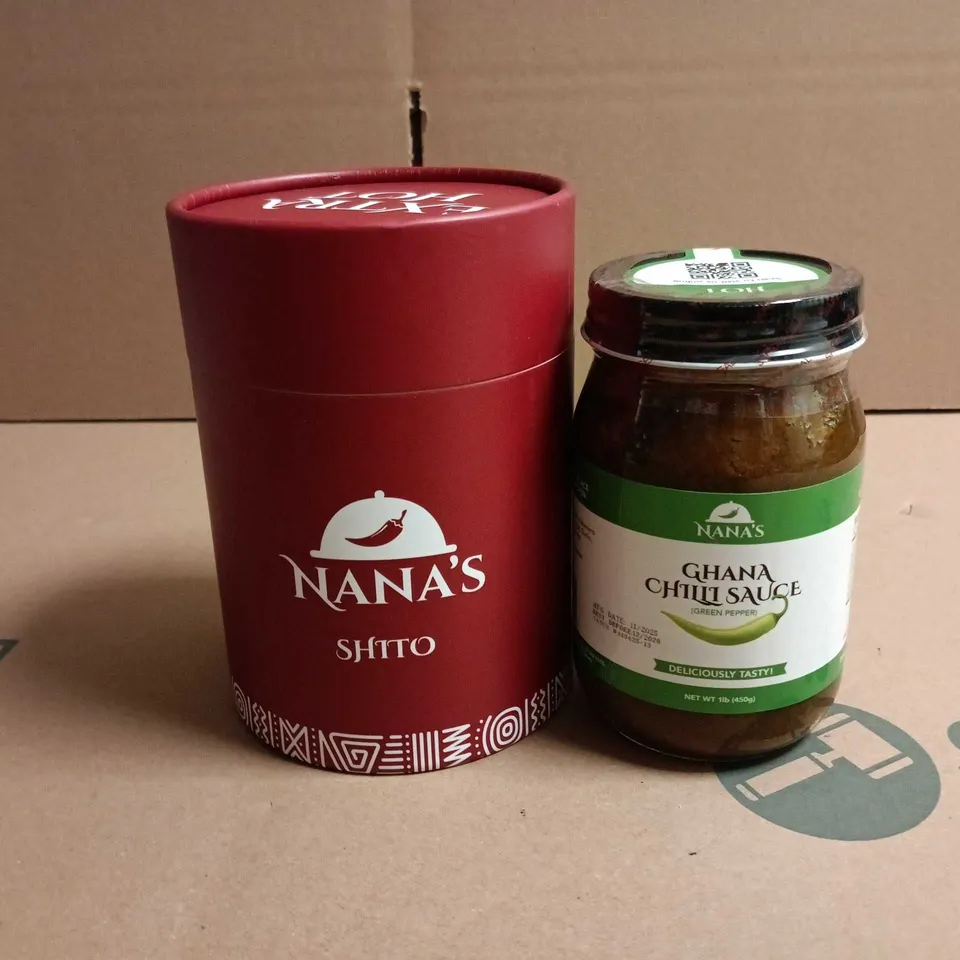 NANA'S SHITO GHANAIAN CHILLI SAUCE SET –  450G GLASS JAR
