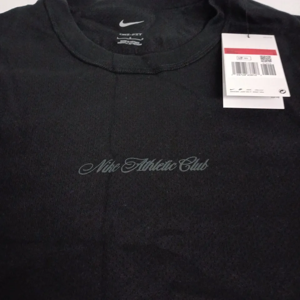 NIKE MENS BLACK LARGE TAGGED T SHIRT