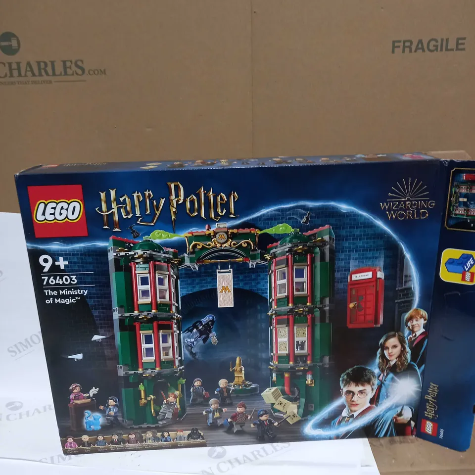 BOXED LEGO HARRY POTTER MINISTRY OF MAGIC (76403 SET) RRP £90