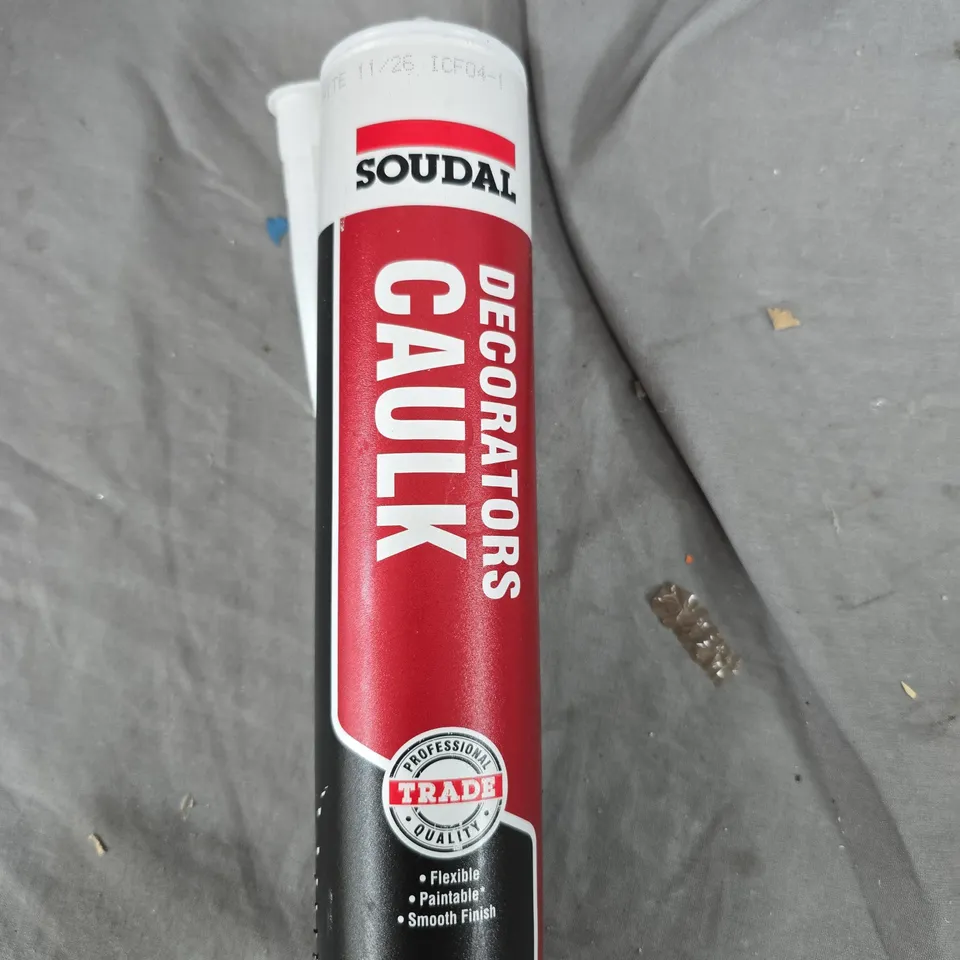 SOUDAL DECORATORS CAULK – WHITE SEALANT CARTRIDGE