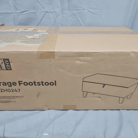 LIVING HOME STORAGE FOOTSTOOL – BOXED - COLLECTION ONLY 
