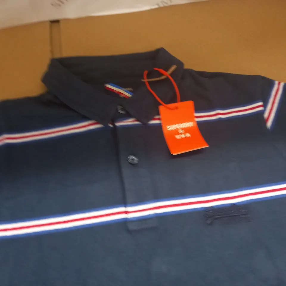 SUPERDRY ACADEMY POLO SHIRT - UK 40"
