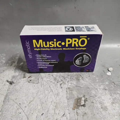 BOXED MUSIC PRO HIGH FIDELITY ELECTRONIC MUSICIANS EARPLUGS 