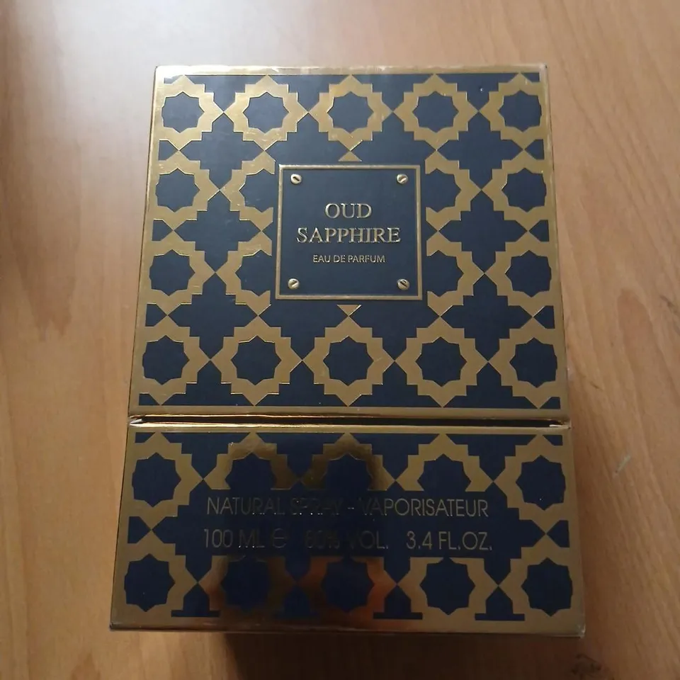 BOXED AND SEALED OUD SAPPHIRE EAU DE PARFUM 100ML