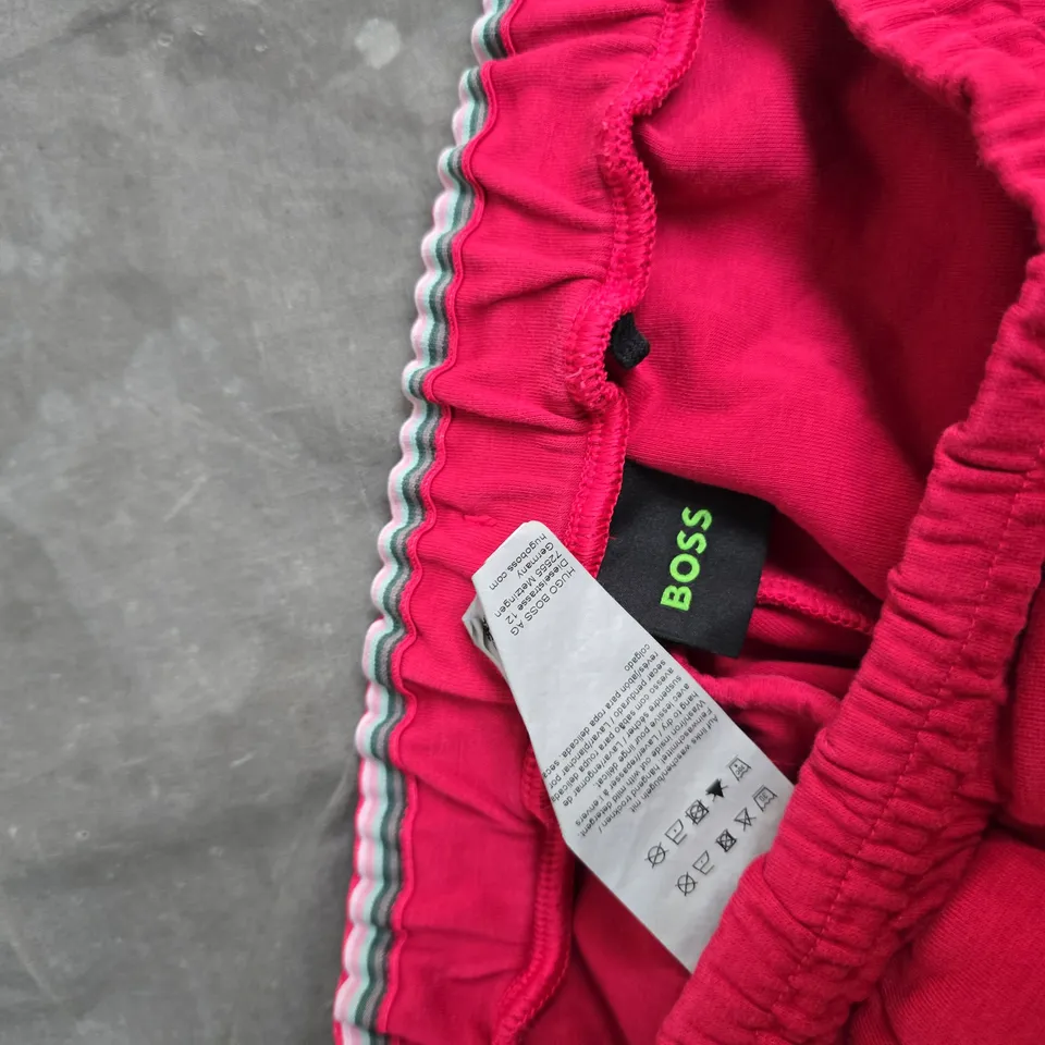 HUGO BOSS PINK MEN'S SHORTS, SIZE M