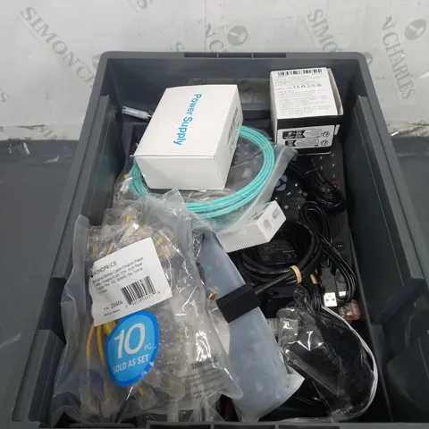APPROXIMATELY 10 ASSORTED ELECTRICAL PRODUCTS TO INCLUDE SKY REMOTES , HDMI LEEDS , ETC