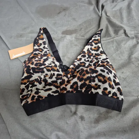 LEMONADE LEOPARD PRINT BRALETTE SIZE 36