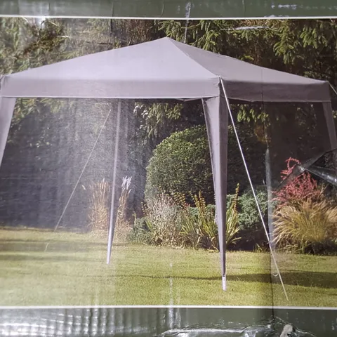BOXED POP UP 2.4M X 2.4M GAZEBO - GREY