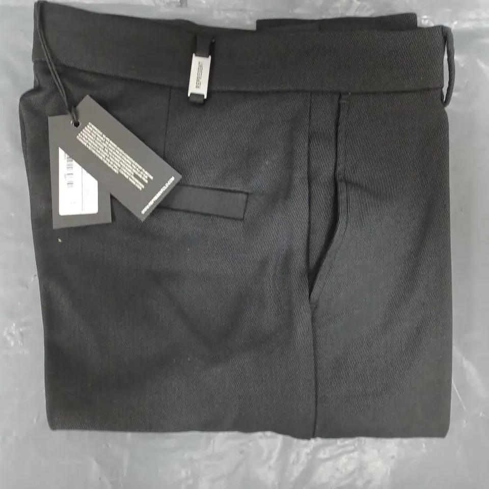 REPRESENT STEPPED HEM HEM PANTS IN BLACK SIZE SMALL