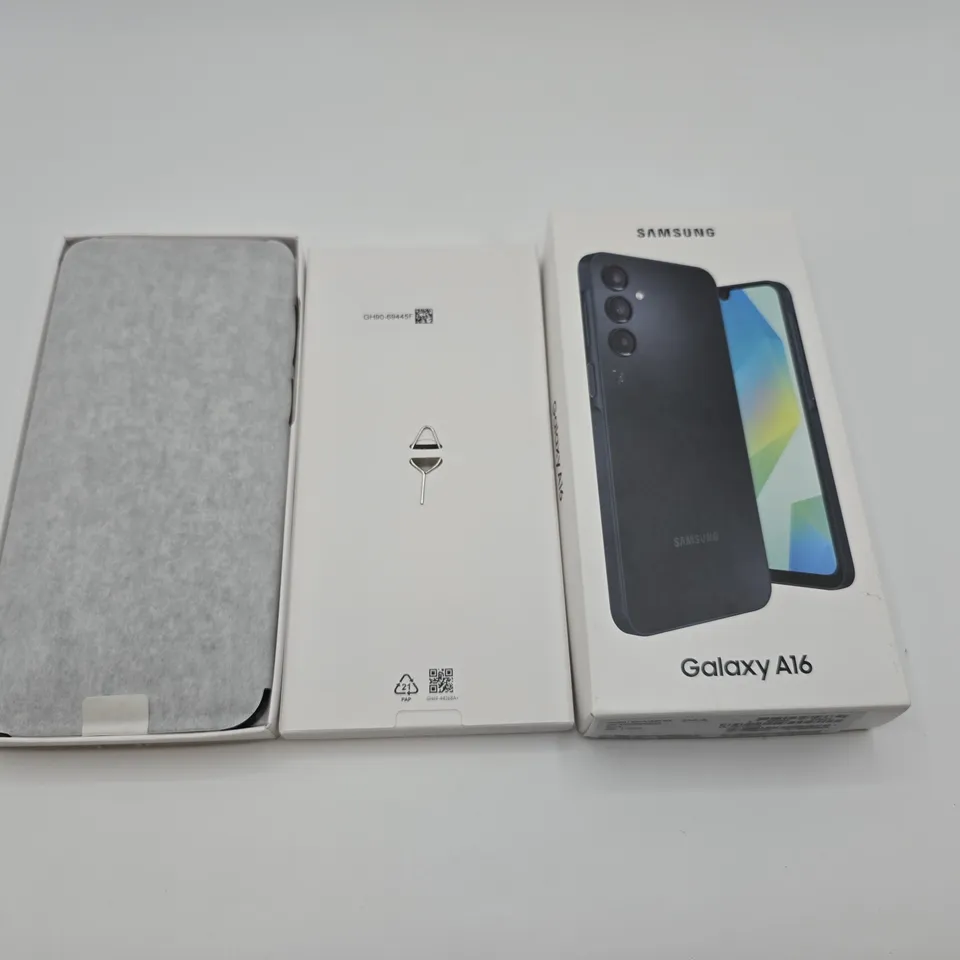 BOXED SAMSUNG GALAXY A16 4/128GB IN BLACK - SM-A165F