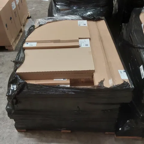 PALLET CONTAINING A LARGE QUANTITY OF BATHROOM FURNITURE PANELS