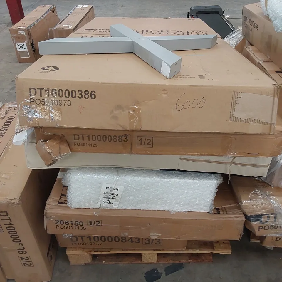 PALLET TO CONTAIN ASSORTED BOXED FURNITURE AND FURNITURE PARTS