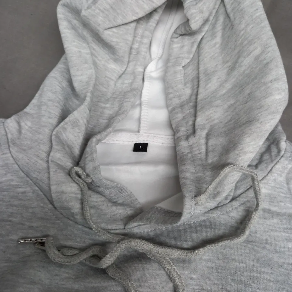 THE NORTH FACE LIGHT GREY HOODIE - LARGE