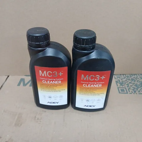 ADEY MC3+ CENTRAL HEATING SYSTEM CLEANER – 2 X 500ML BOTTLES