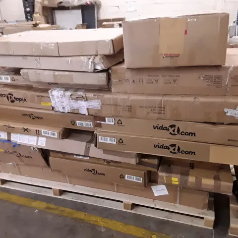 PALLET CONTAINING ASSORTED INCOMPLETE FLATPACK FURNITURE PARTS 