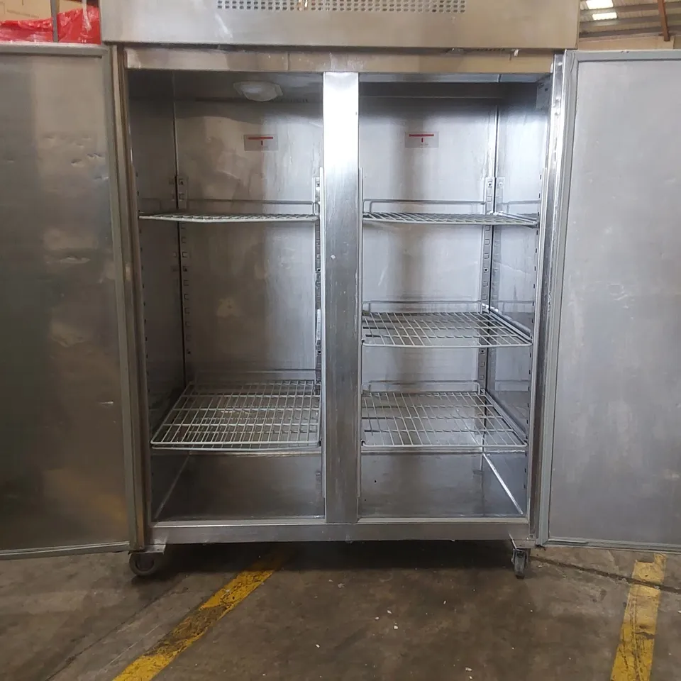 GENFROST – STAINLESS STEEL DOUBLE DOOR UPRIGHT CHILLER/FRIDGE GEN1200H