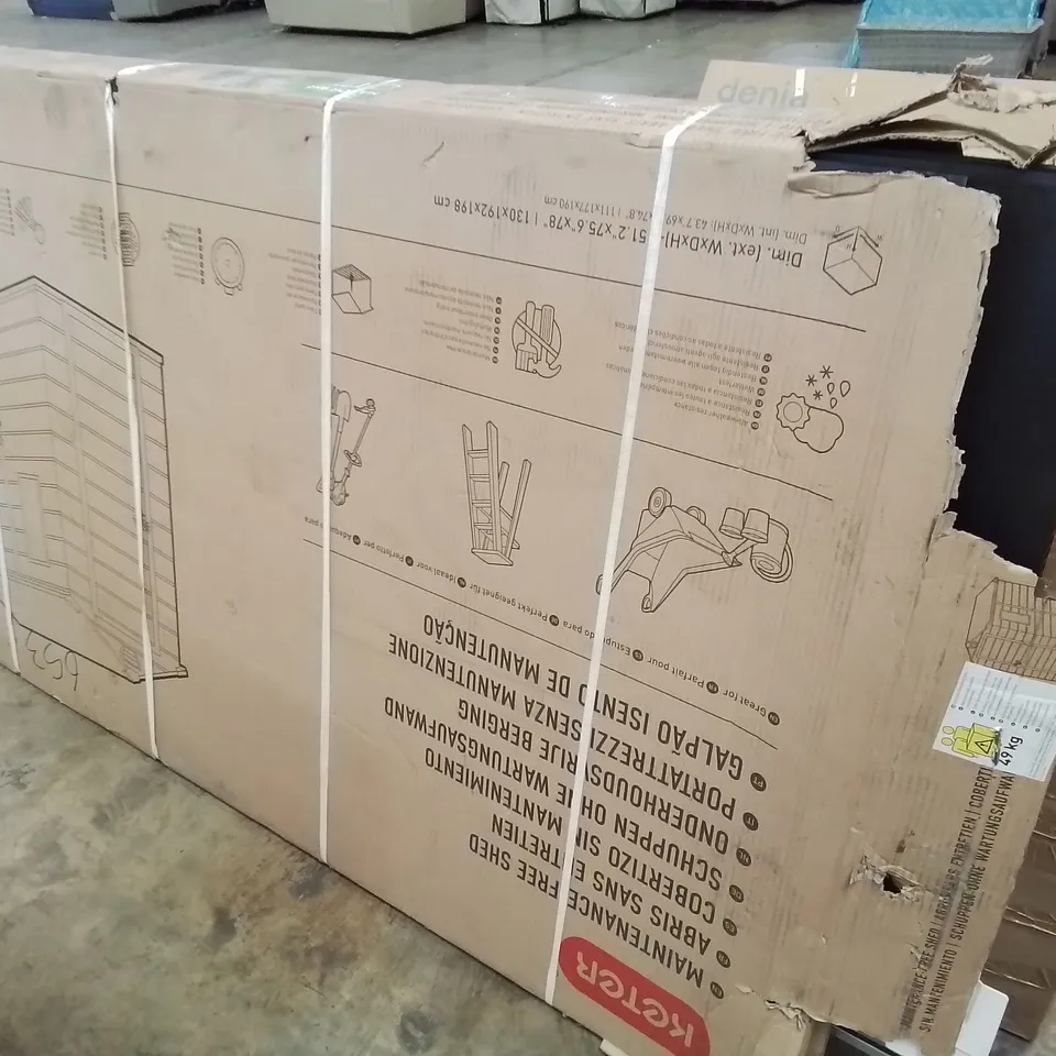 BOXED KETER MAINTENANCE FREE MANOR SHED 4×6