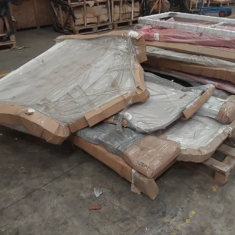 PALLET OF ASSORTED HOMESDIRECT365 FURNITURE PARTS - MAINLY BED PARTS