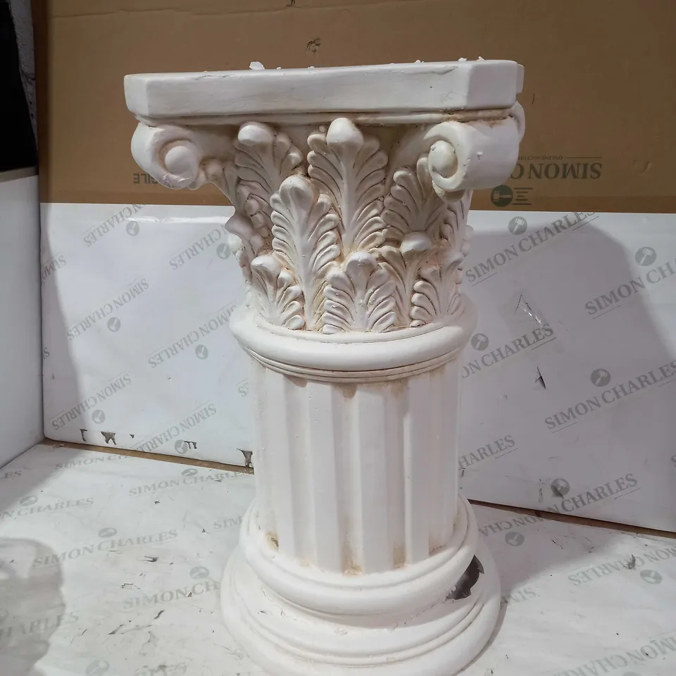OUTLET MY GARDEN STORIES ROMAN PLANT STAND PLINTH, NATURAL