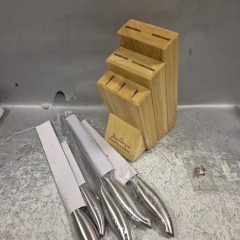 BOXED JEAN PATRIQUE KNIFE BLOCK SET