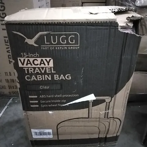 BOXED 15 INCH VACAY TRAVEL CABIN BAG CLAY