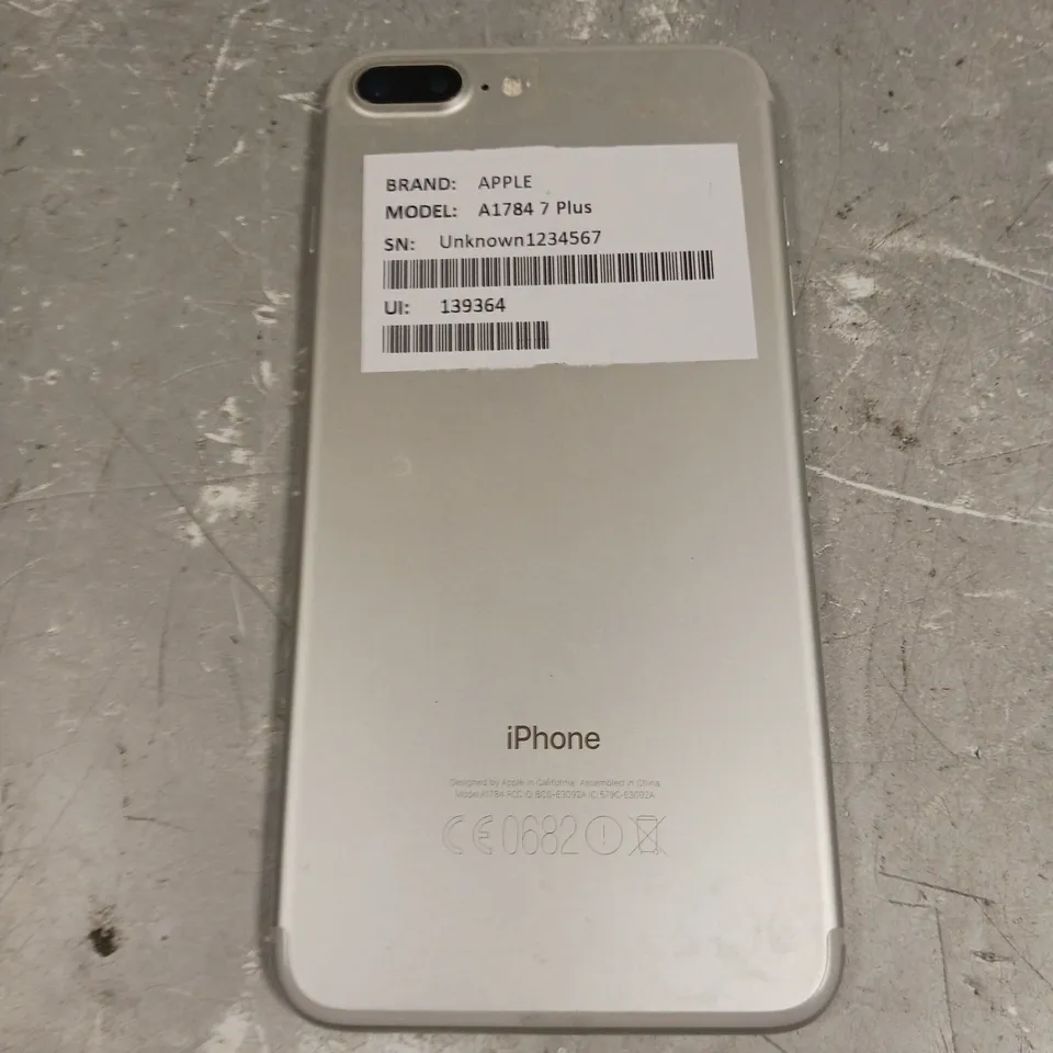 APPLE IPHONE 7 PLUS SILVER - MODEL A1784