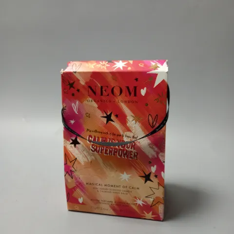 SEALED NEOM - MAGICAL MOMENT OF CALM GIFT SET | REAL LUXURY TRAVEL CANDLE & CALMING HAND BALM, 30ML | SCENT TO DE STRESS | GIFT