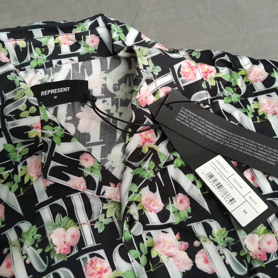 REPRESENT VISCOSE FLORAL REPRESENT SHIRT - M