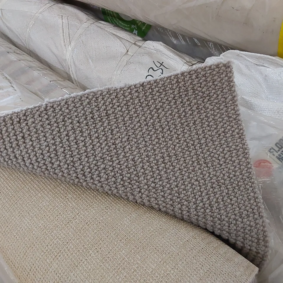 ROLL OF QUALITY MALABAR TWO FOLD COMAR HUSK CARPET // SIZE: APPROXIMATELY 4 X 2.75m