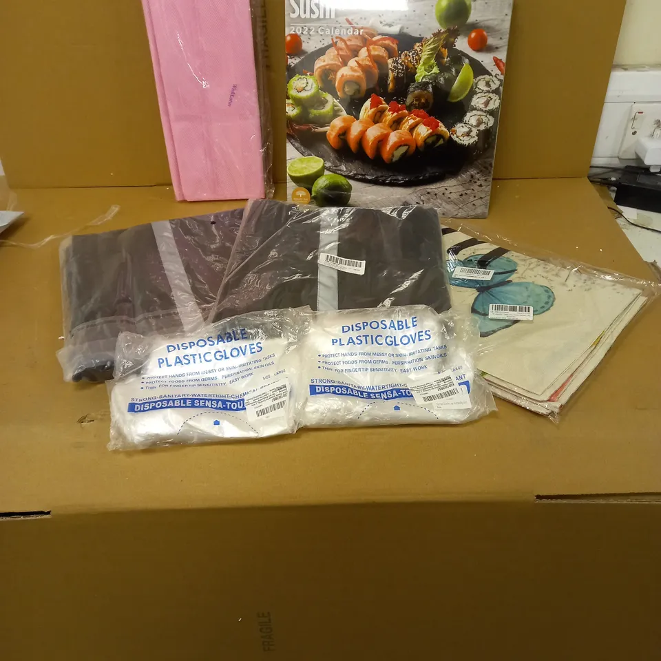 2022 CALENDERS ,GARDEN FURNITURE COVERS, GARDEN FLAGS ,DISPOABLE GLOVES,HANGING STORAGE  SHELF 