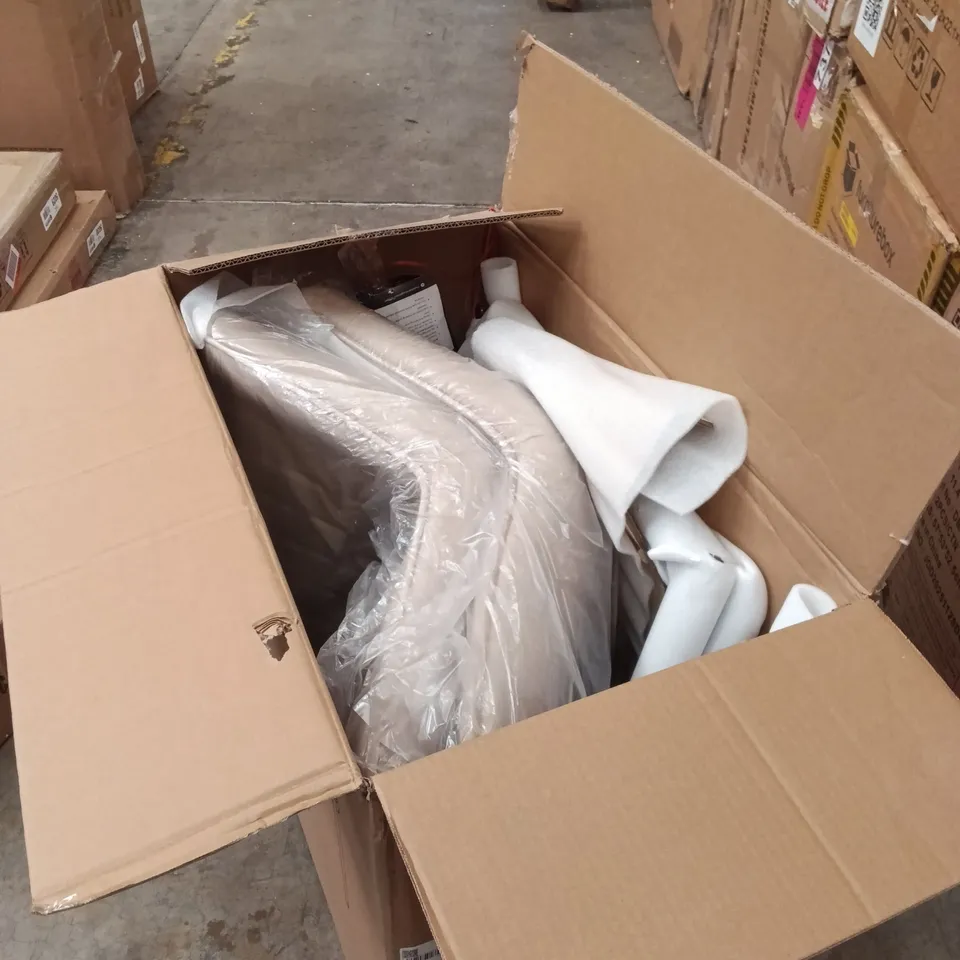 BOXED VELVET DINING CHAIRS (SET OF 2) - GREY/BLACK LEGS (1 BOX)