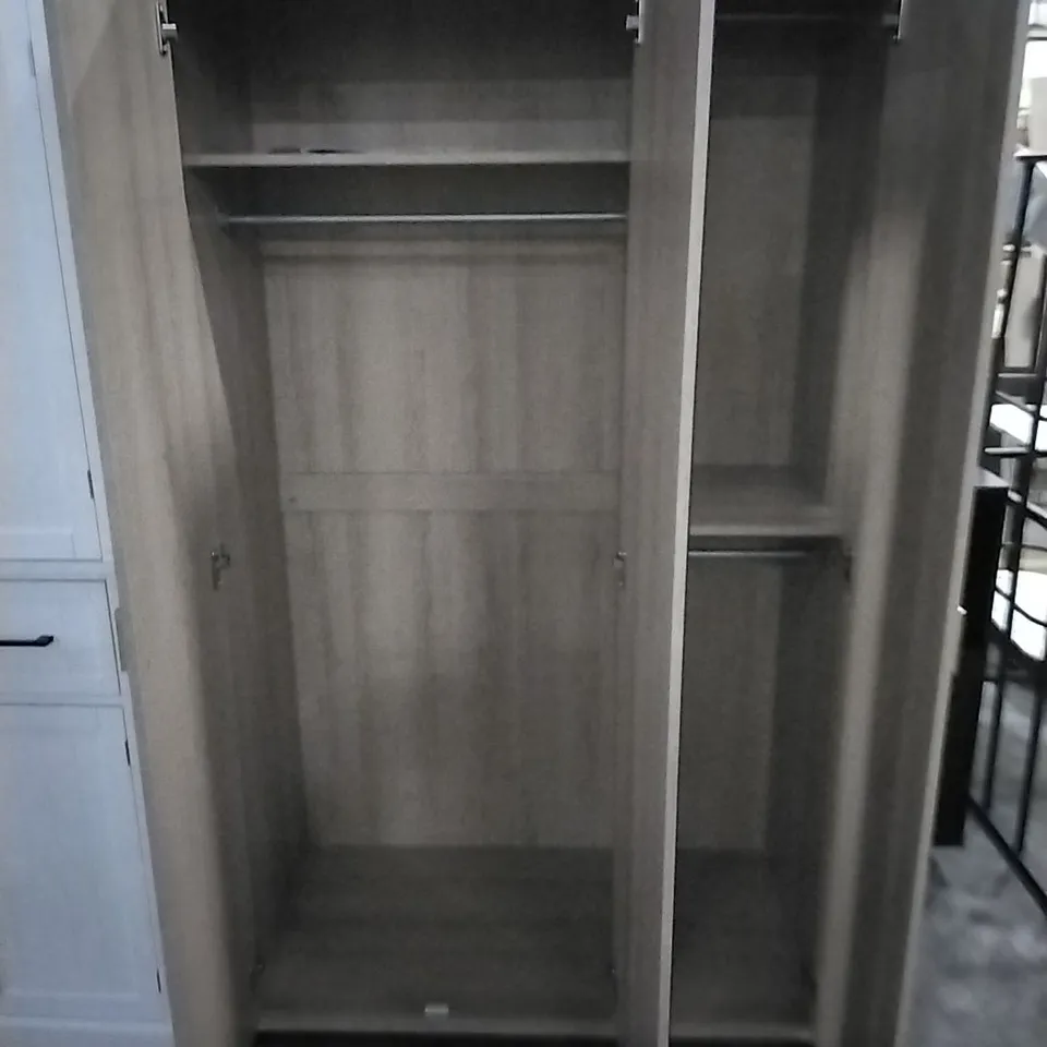 BONNIE 3 DOOR WARDROBE WITH MIRROR - OSLO OAK