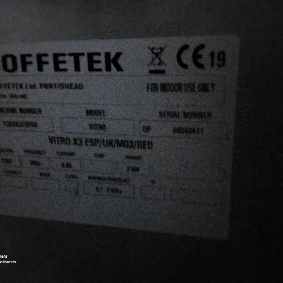 COFFETEK VITRO X3 ESP COFFEE MACHINE 