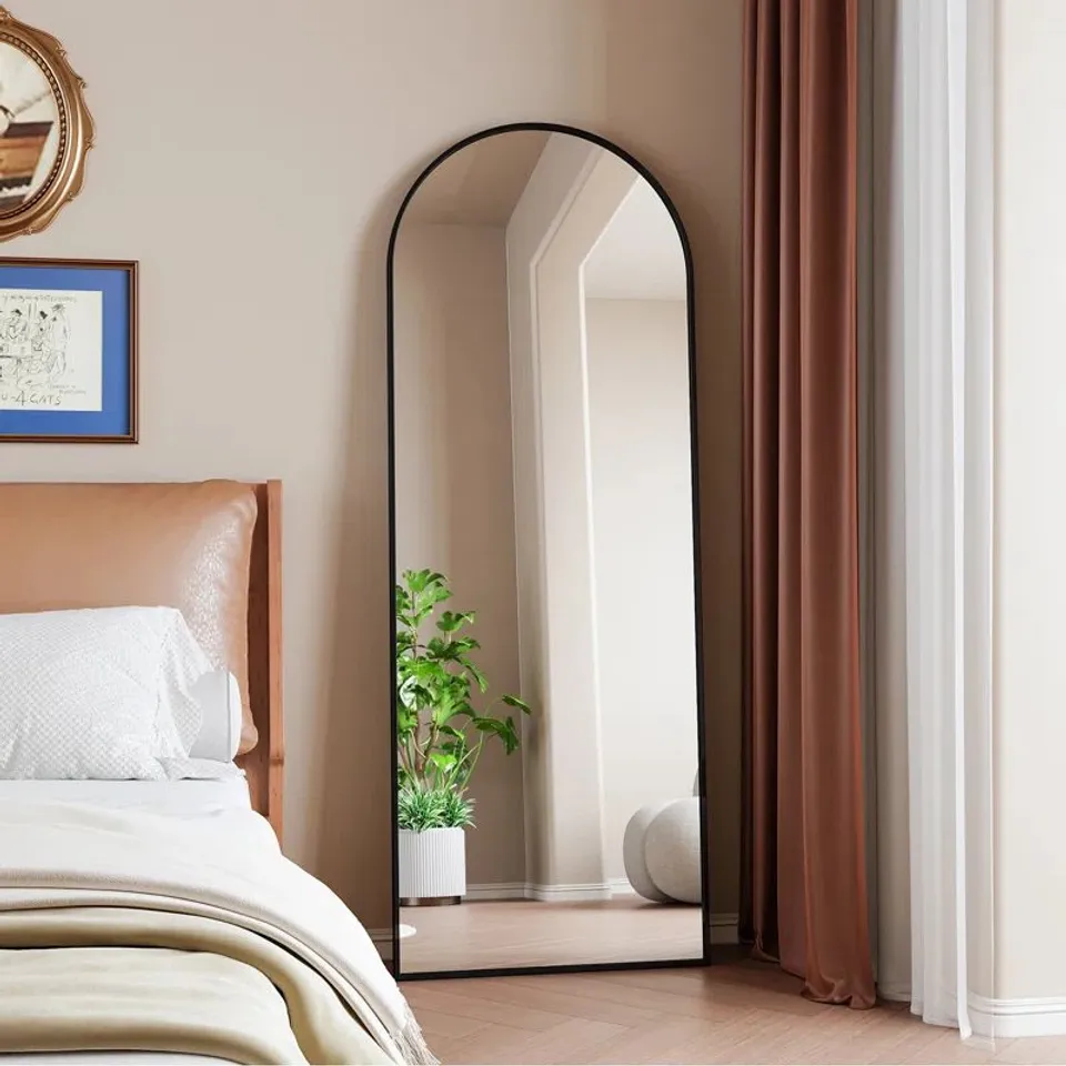 BOXED ALUMINIUM ARCH MIRROR (1 BOX)