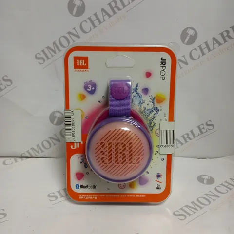 BOXED JBL JRPOP BLUETOOTH WIRELESS SPEAKER 