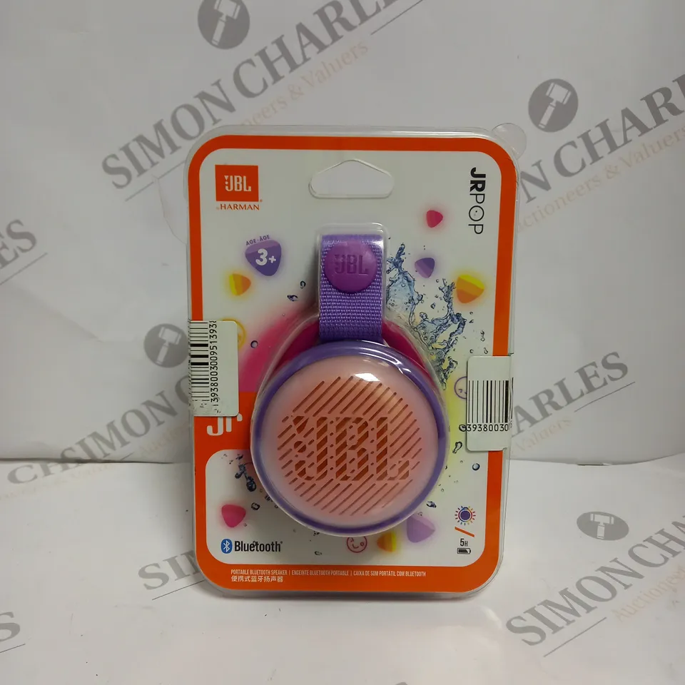 BOXED JBL JRPOP BLUETOOTH WIRELESS SPEAKER