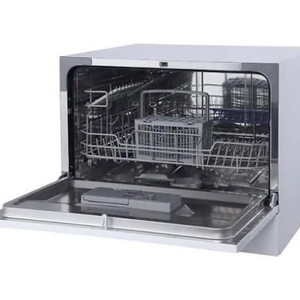 BOXED RUSSELL HOBBS RH6TTDW0D1W TABLE TOP DISHWASHER - WHITE