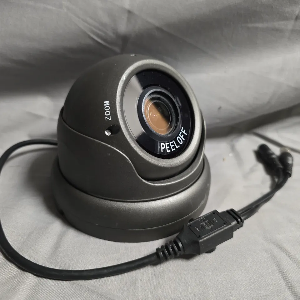 DOME SURVEILLANCE CAMERA – MODEL 989.GVFD8M, 2.8-12MM LENS