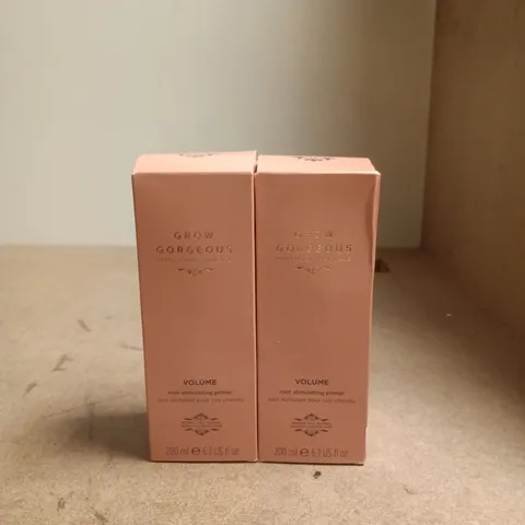 GROW GORGEOUS VOLUME ROOT STIMULATING PRIMER – 200 ML (SET OF 2)