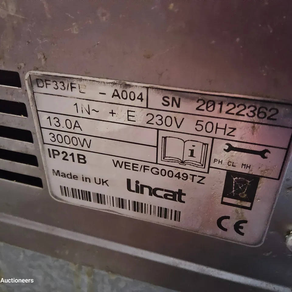 LINCAT DF33 TABLETOP ELECTRIC FRYER