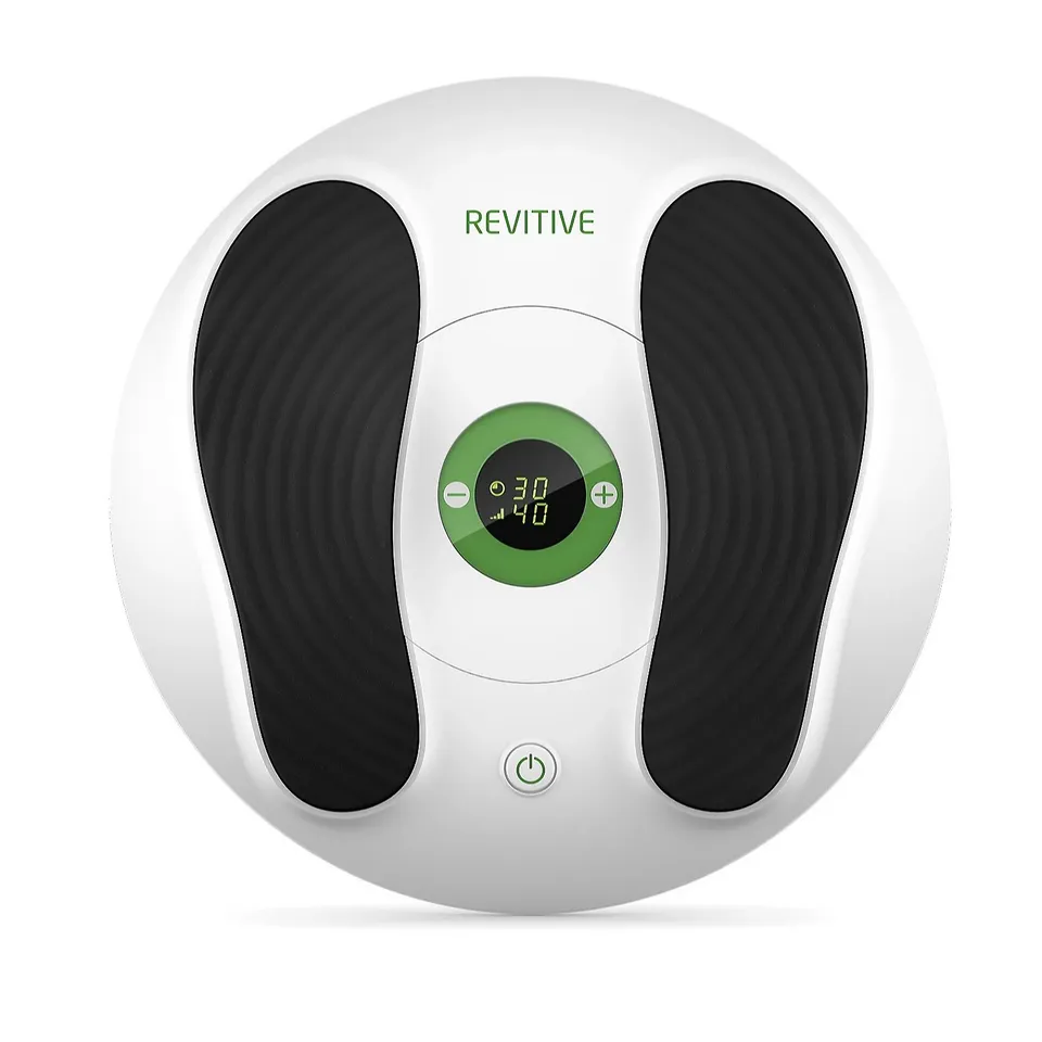 REVITIVE ESSENTIAL EMS LEG MASSAGER WITH ADDITIONAL SET OF BODY PADS