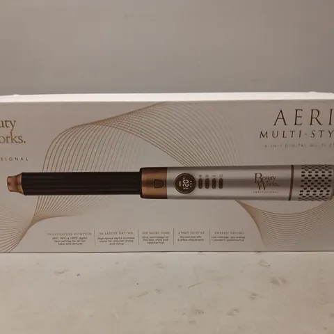 BOXED BEAUTY WORKS AERIS MULTI-STYLER 6-IN-1 DIGITAL MULTI-STYLER