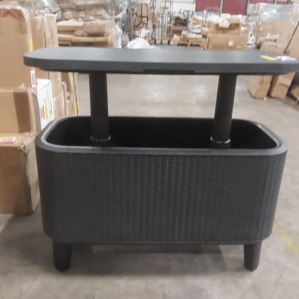 KETER BEVY BAR COCKTAIL TABLE ANTHRACITE/GREY