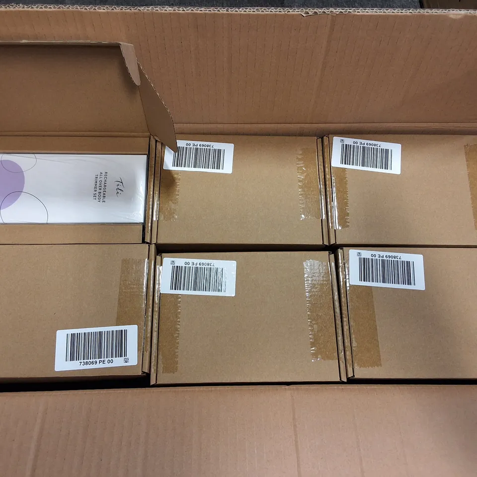 LOT OF 30 BRAND NEW TILI RECHARGABLE ALL OVER BODY TRIMMERS SETS