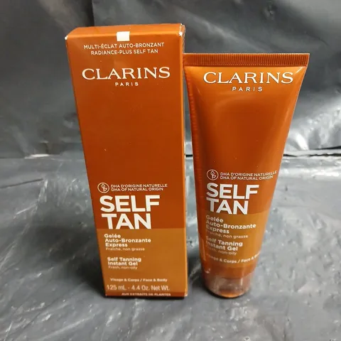 CLARINS PARIS SELF TANNING INSTANT GEL - 125 ML, BOXED
